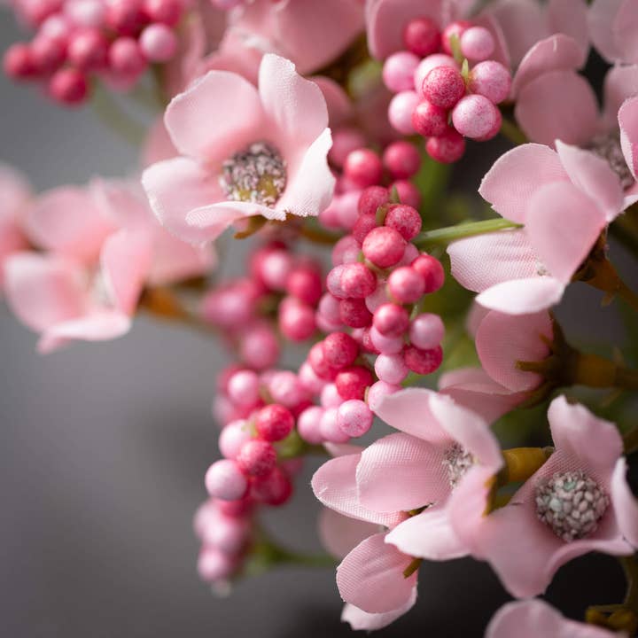 Sullivans Home Decor - Wholesale Wreath - PINK 4.5" CANDLE RING