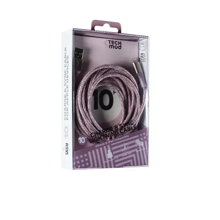 LAX Gadgets - Wholesale Charging Cable - Apple iPhone/iPad High Speed Cable-6ft 10ft Retail Packaging6