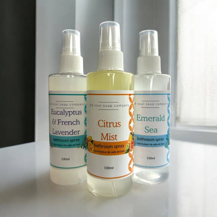 Badeværelsesspray (Duft) for engroshandel hos Old Soul Soap Company Inc.