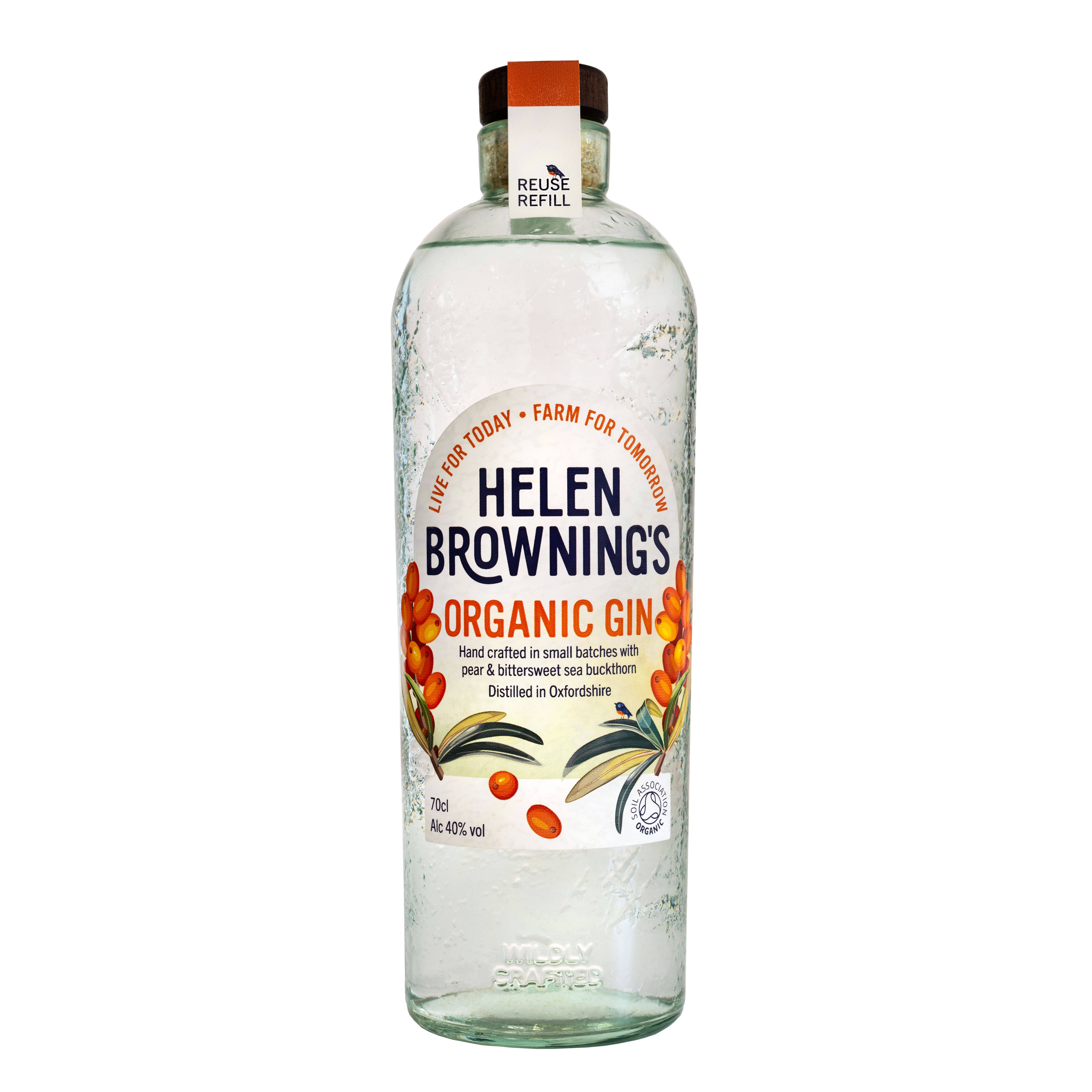 Helen Browning's Organic – wholesale Gin – Helen Browning's Organic Pear & Sea Buckthorn Gin 0