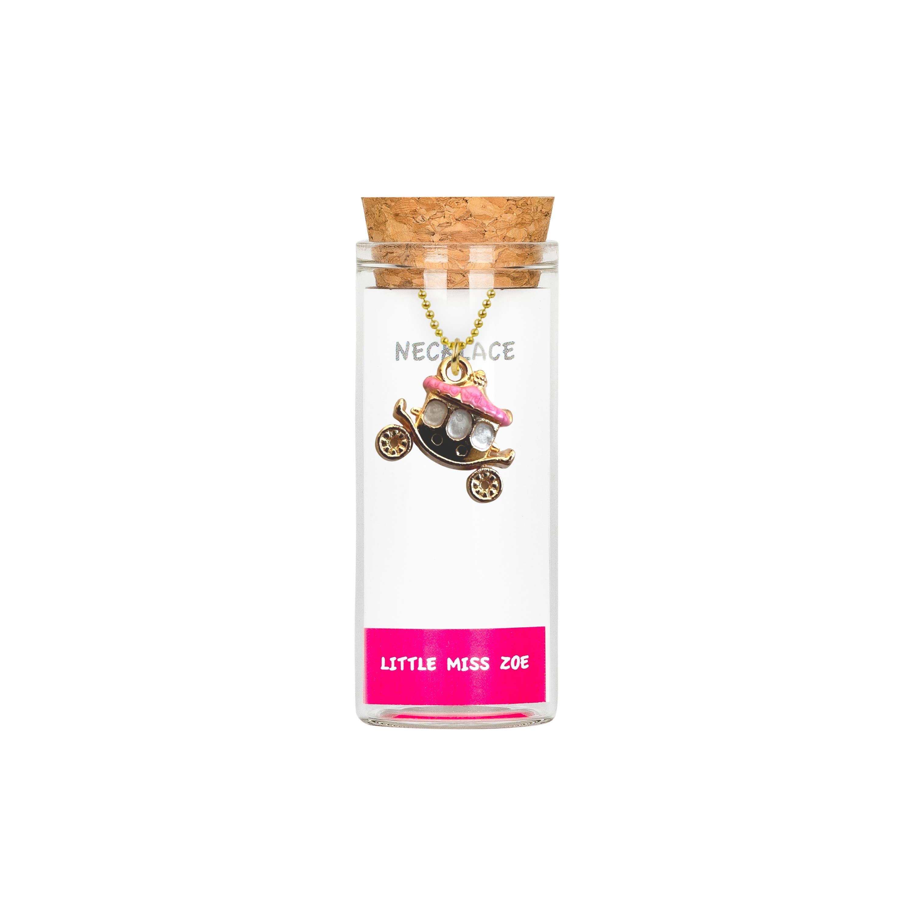 Little Miss Zoe - Wholesale Kids Necklace - Kids - Kids Charm Necklace in a glass bottle73