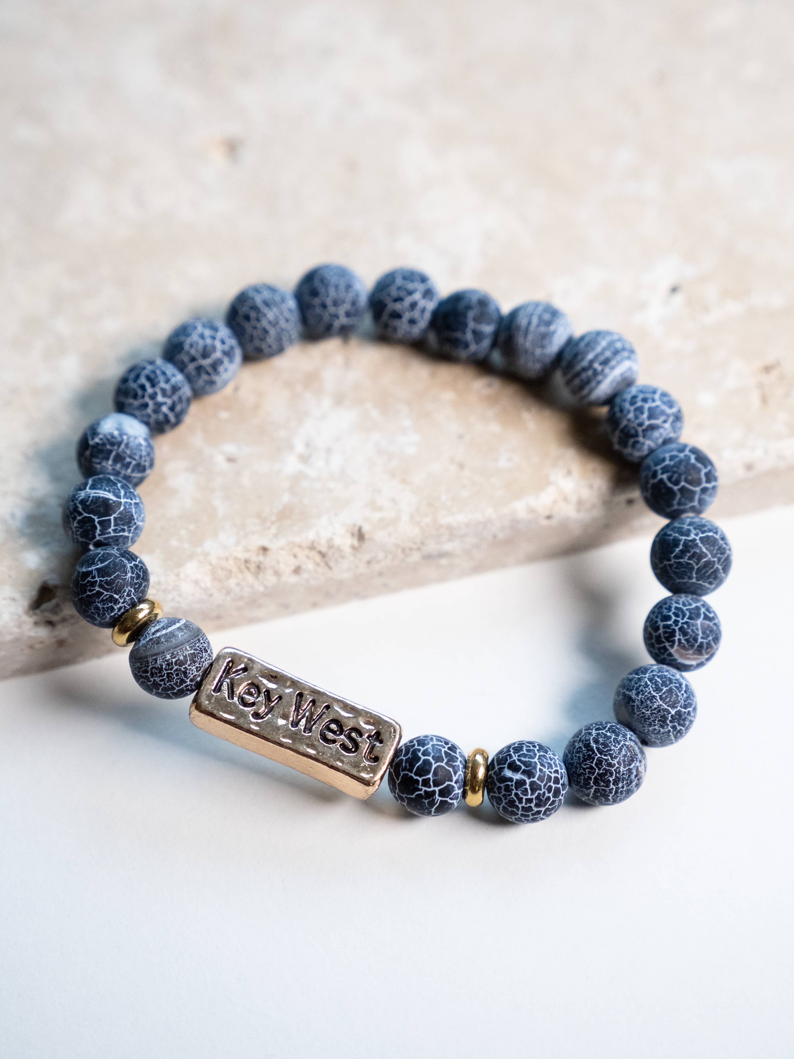 Haven - Wholesale Beaded Bracelet - Customizable Earth Stone Bead Bracelet2