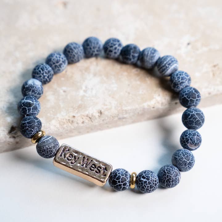 Haven - Wholesale Beaded bracelet - Customizable Earth Stone Bead Bracelet2