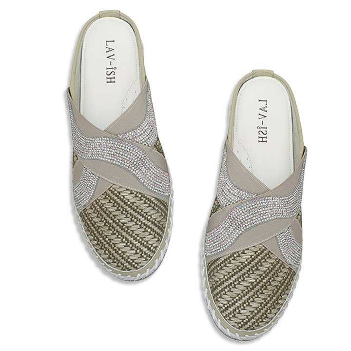 Lola Sage Geflochtene Slides für den Großhandel von LAV-iSH