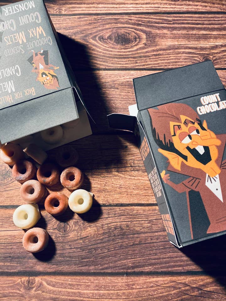 Count Chocolate- Boxed Wax Melts for wholesale by Melts Candle Co