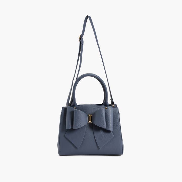 Like Dreams - Wholesale Top Handle Bag - Women's - Park Double Bowtie Top Handle Satchel
