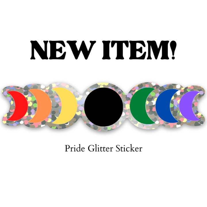 Pride Phase - Glitter Sticker for wholesale by Xan | Art