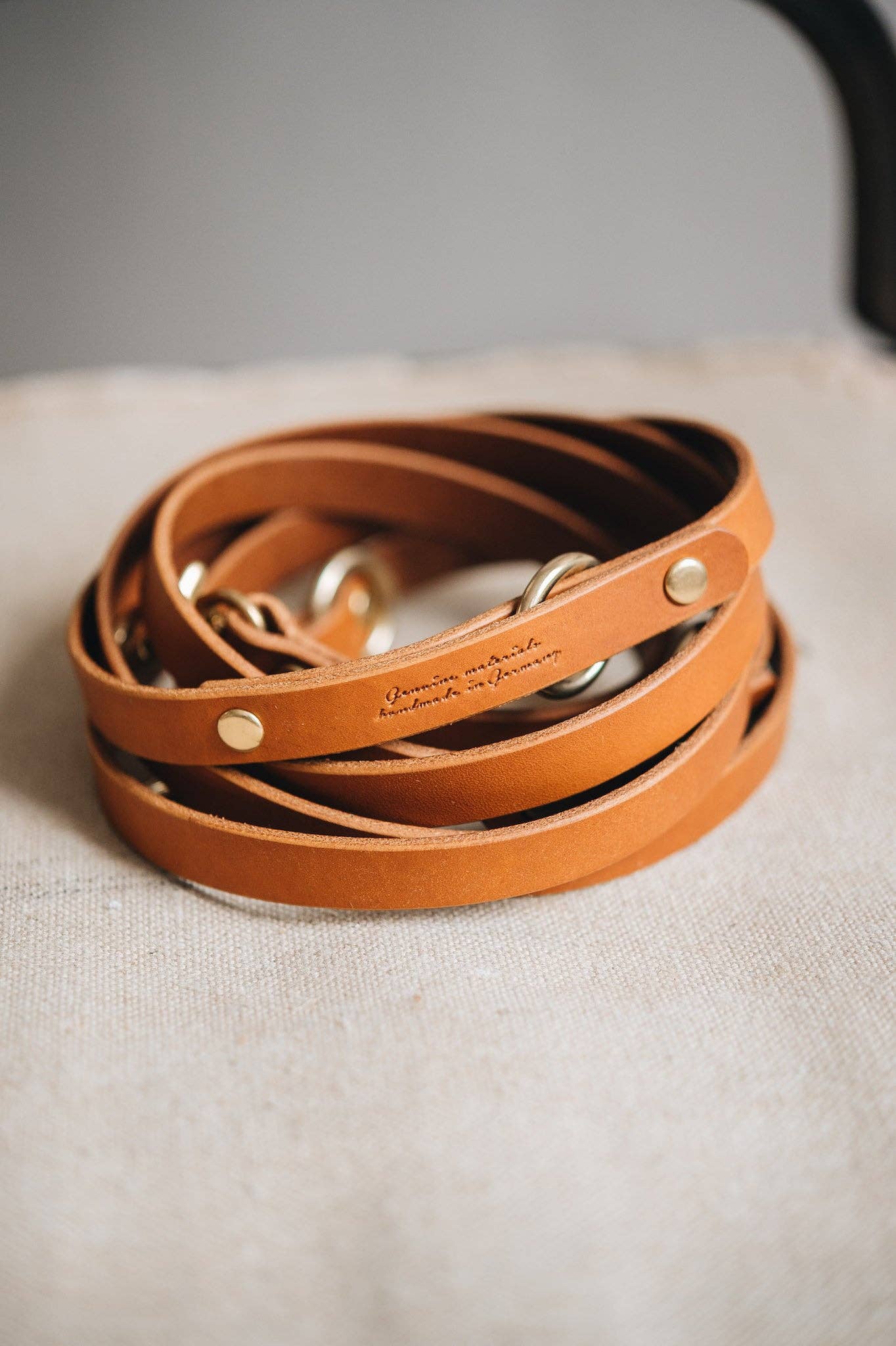 BAND&ROLL - Venta al por mayor Correa - Perros - Correa ligera de piel para perros con manos libres. Lasso Air13