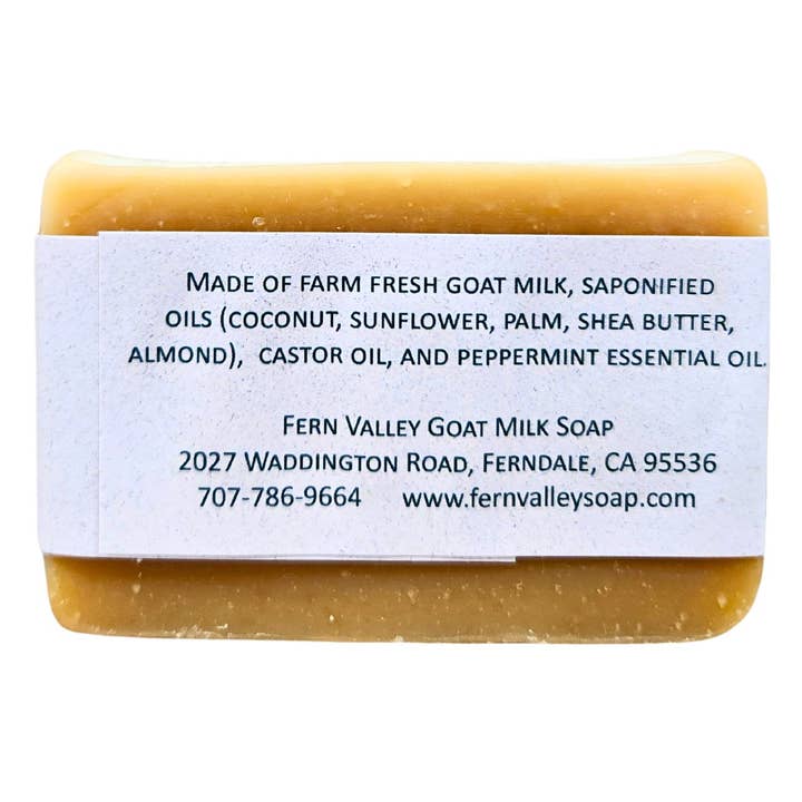 Fern Valley Goat Milk Soap - Wholesale Bar Soap - Handmade Goat Milk Soap | All Natural Peppermint2