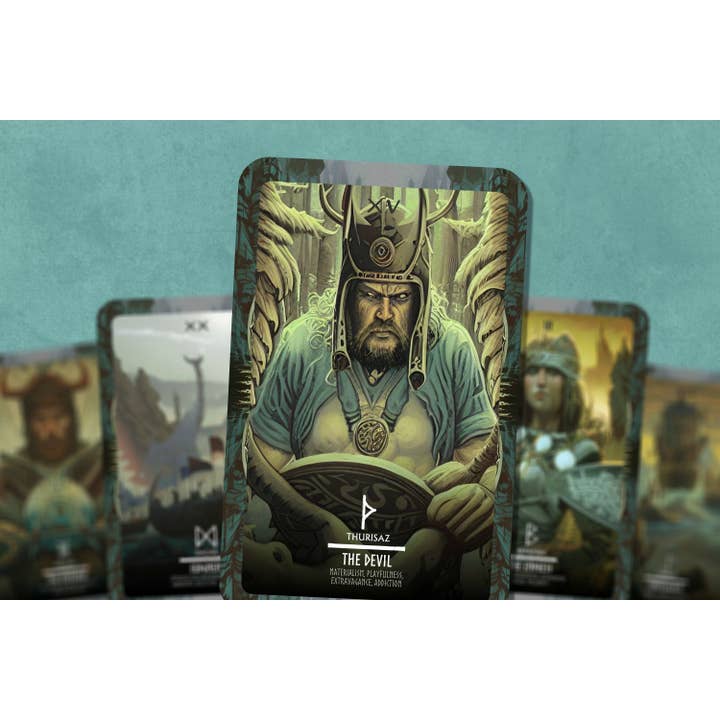 IBIZA TAROT - Wholesale Tarot Cards - Vikings Norse Tarot with Major Arcana and Runes6