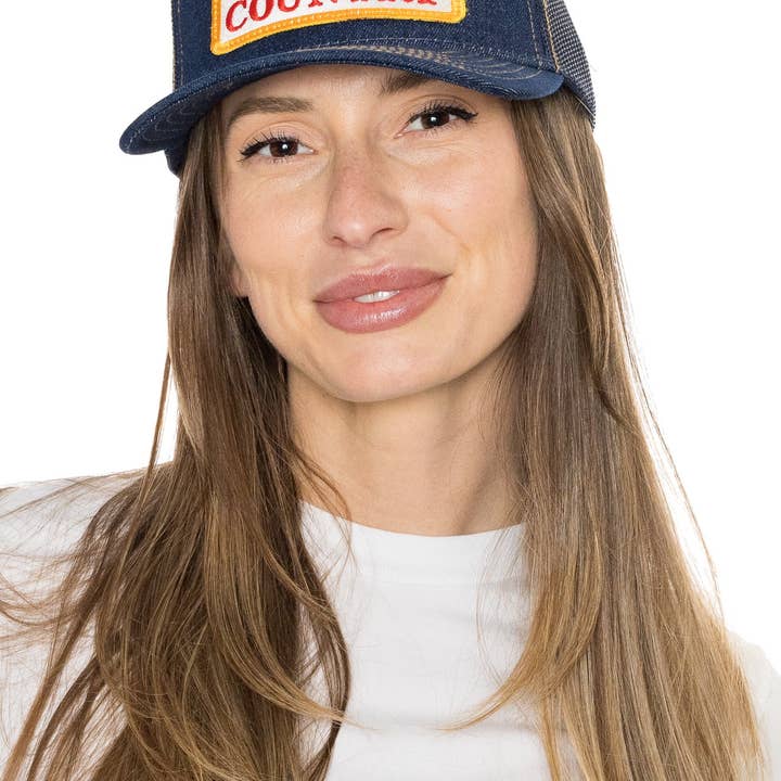 Friday Feelin' - Wholesale Trucker Hat - Women's - Keep It Country Trucker Hat in Denim3