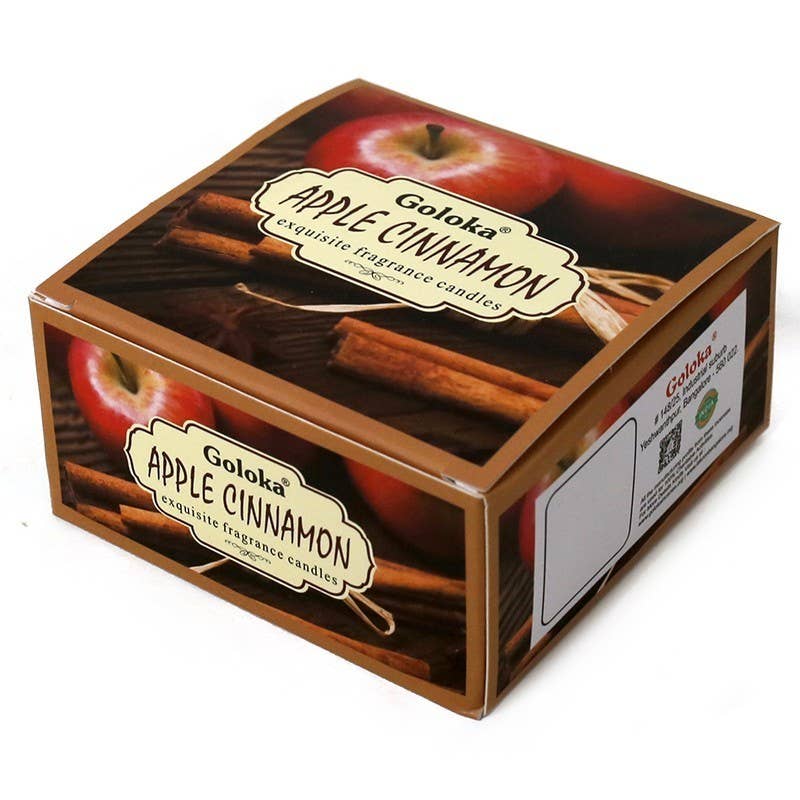 Ethike.eu - Wholesale Travel Candles - 3 Goloka apple and cinnamon candles2