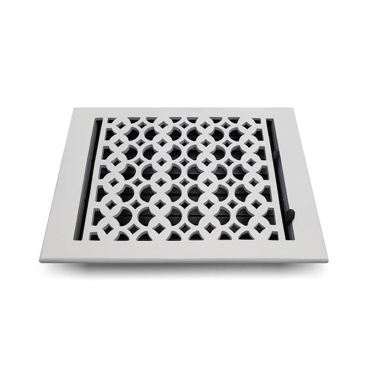 PRIMA DECORATIVE HARDWARE INC - Vente Article de chauffage, ventilation et climatisation - Registre de plancher en fonte 8 po x 10 po VR-100