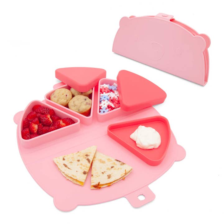 321 Grow On-the-Go Silicone Snack Mat - Cotton Candy for wholesale by 321 Grow