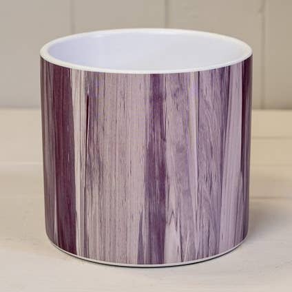 Grey Wood Grain Pot for wholesale by Satchville