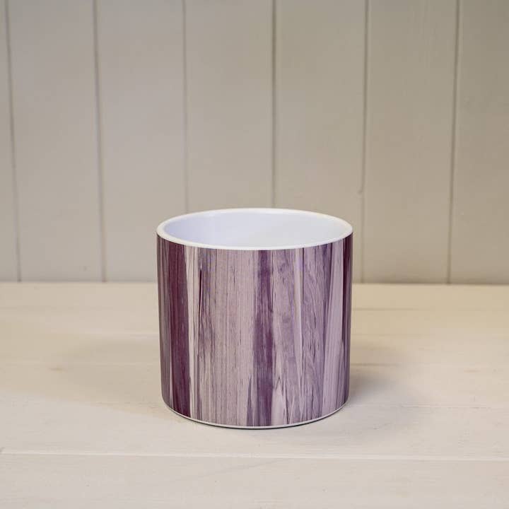 Grey Wood Grain Pot for wholesale by Satchville