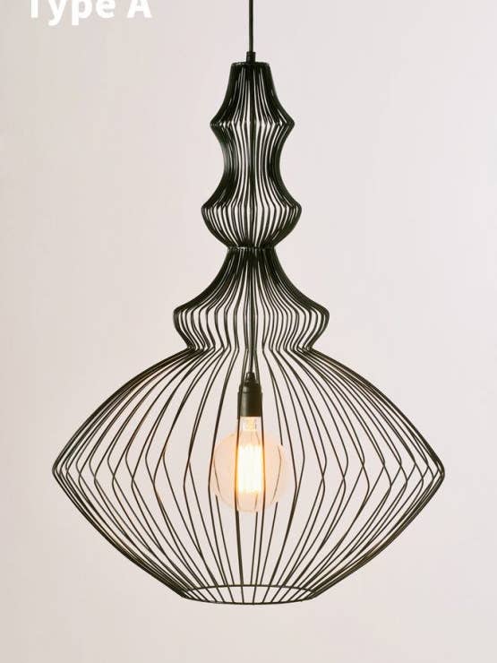 Lampe suspendue Manu pour la vente par BOIS BLANC HOME LTD