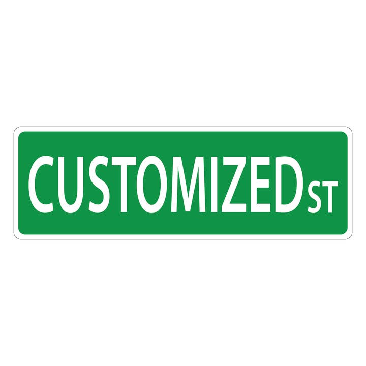 Imagine This Company - Wholesale Sign - Customized Street Sign 5.75" x 17.25" 1