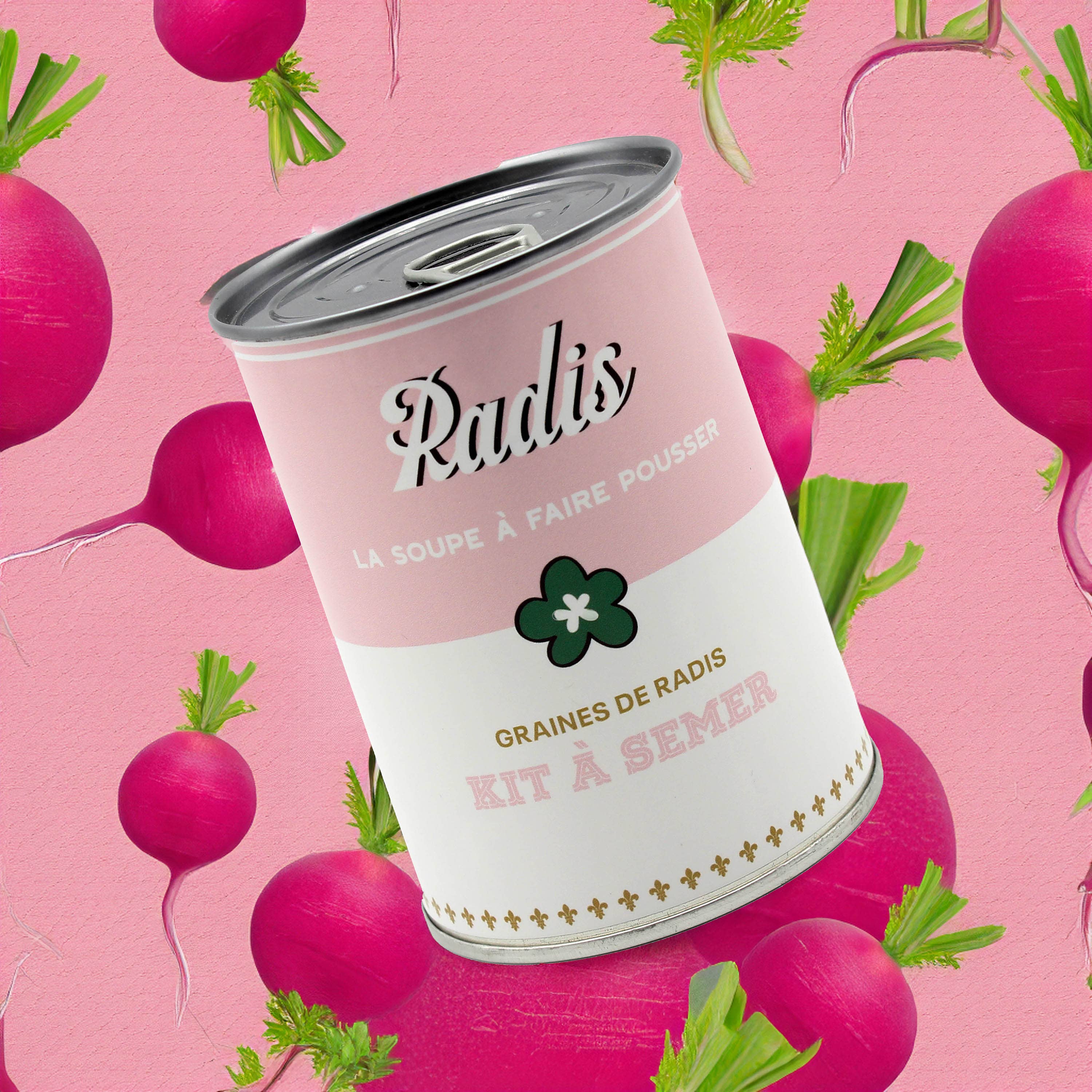 MauvaisesGraines - Wholesale Plant Seeds - “Radish soup” sowing kit Made in France0