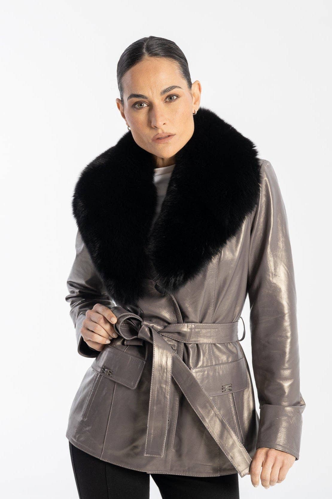 Cuir Dimitri - Wholesale Leather Jacket - Women's - GABRIELLE2