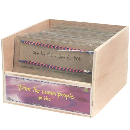 One World Projects – Pulseira entrelaçada/entrançada por atacado – Pulseira Amizade Tecida à Mão5