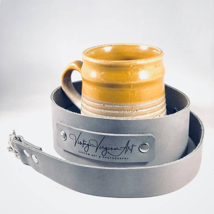 Personalized ‘Deluxe’ Leather Camera Strap for wholesale by Iron and Grain Leather Co.