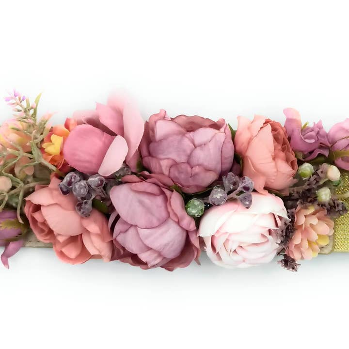 Flower Belt · Mauve Gold for wholesale by BRANDELIA