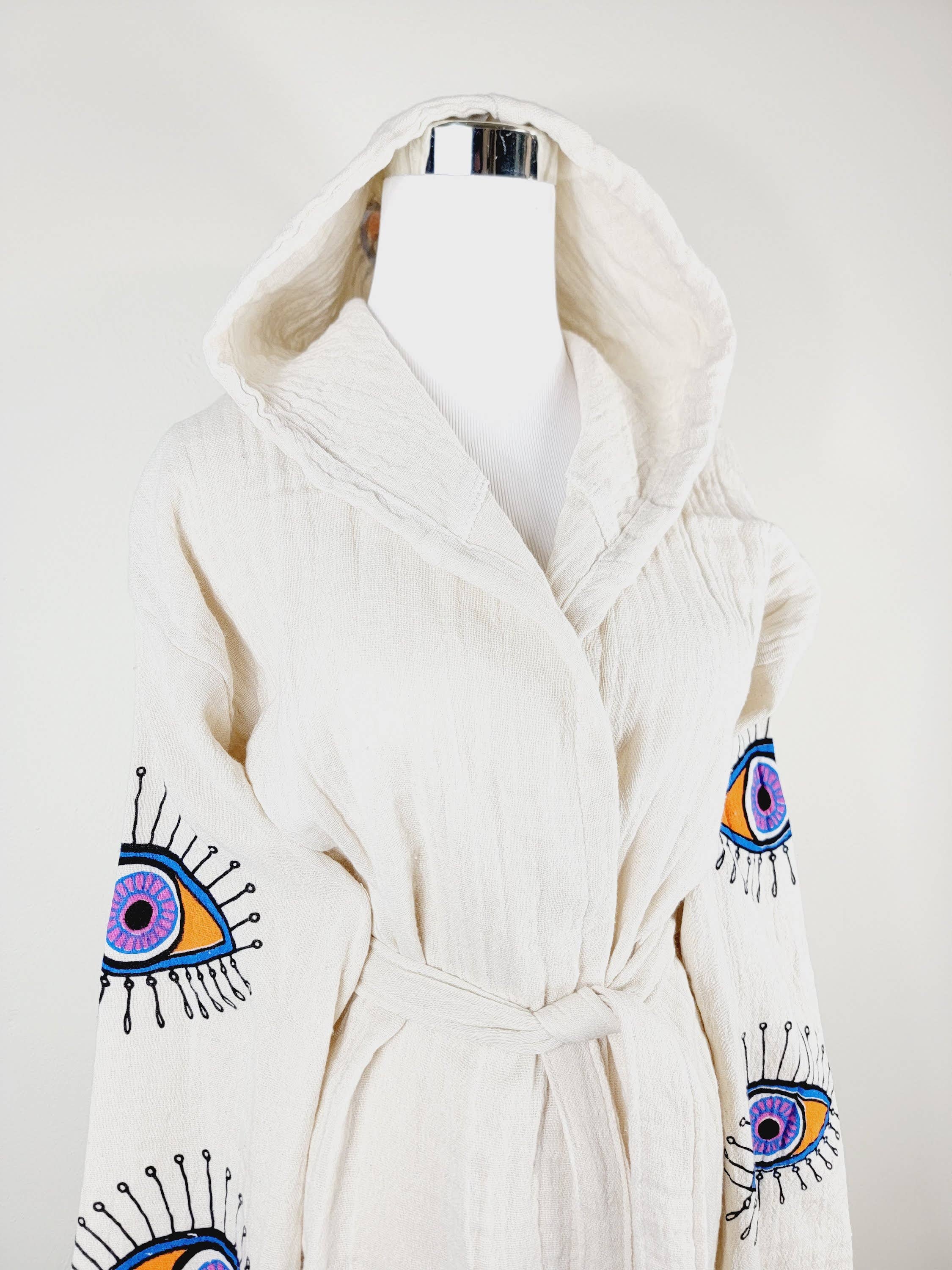 EBRU Home - Wholesale Robe - Unisex - Muslin Robe, Beach robe, Bath robe and spa, Unisex Robe 6