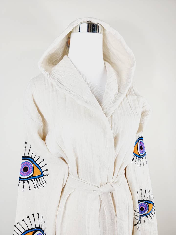 EBRU Home - Wholesale Robe – Unisex - Muslin Robe, Beach robe, Bath robe and spa, Unisex Robe 6