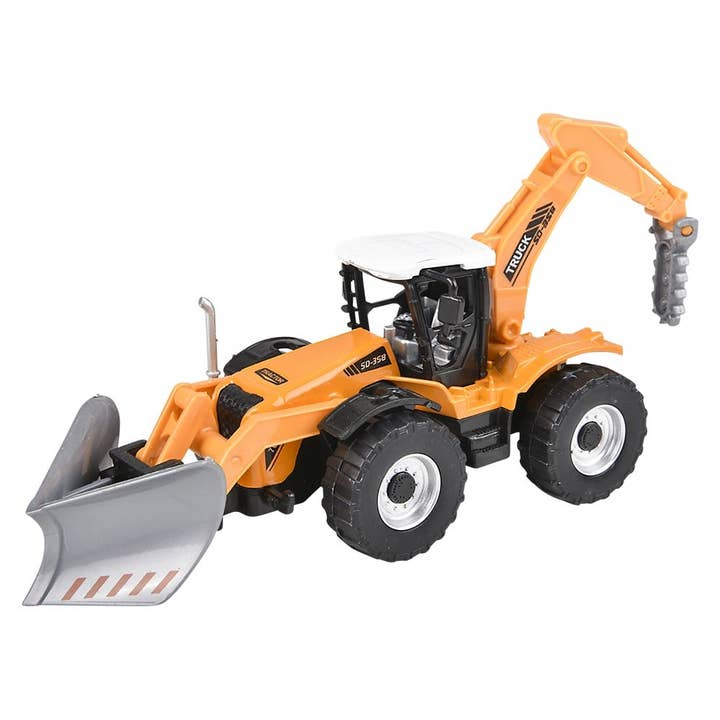 La Luna Bella - Toys - Wholesale Toy Car/Truck - Kids - 7" DIE-CAST PULL BACK FARM TRACTOR ASSORTMENT LLB Car Toys