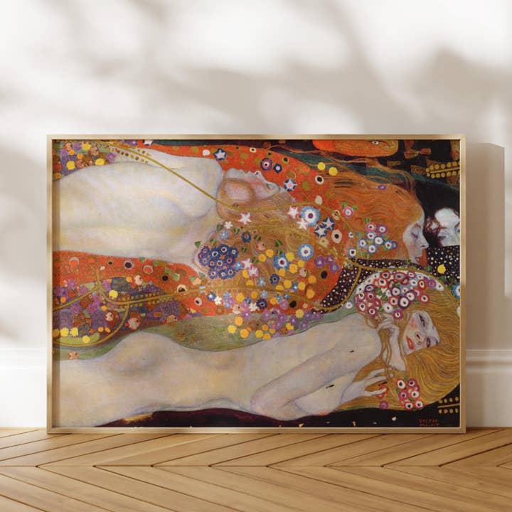 Gustav Klimt - Water Serpents | Fine Art Giclée Print for wholesale by Pathos Studio