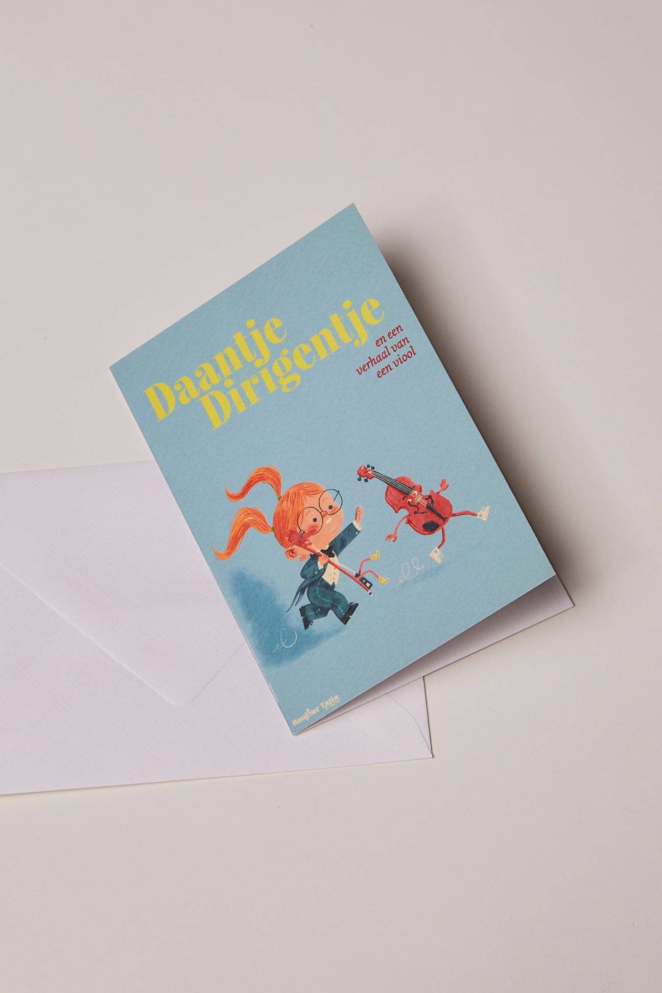 BonjourTatin - Wholesale Everyday Greeting Card - Fold Card 'Daantje Dirigentje' with Envelope0