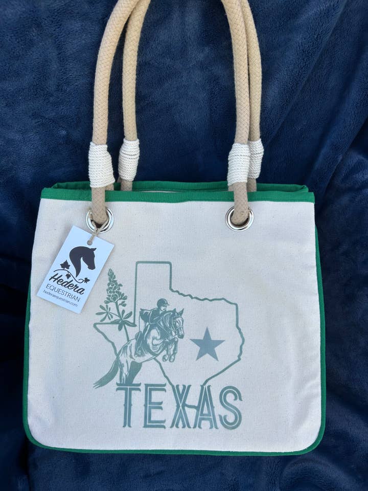 Texas Equestrian Tote for wholesale by Hedera Equestrian