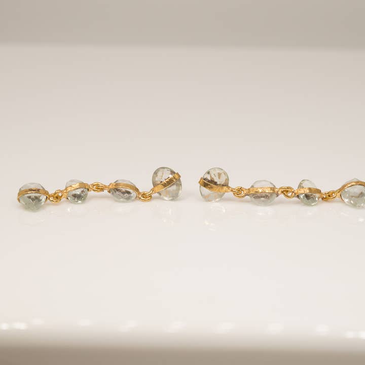 Leslie Francesca Designs - Vente Boucles d'oreilles pendantes - Boucles d'oreilles Pluie3