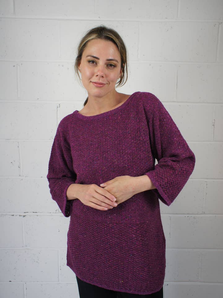 Mallow Crail Tunika for engroshandel hos Knitted in Edinburgh