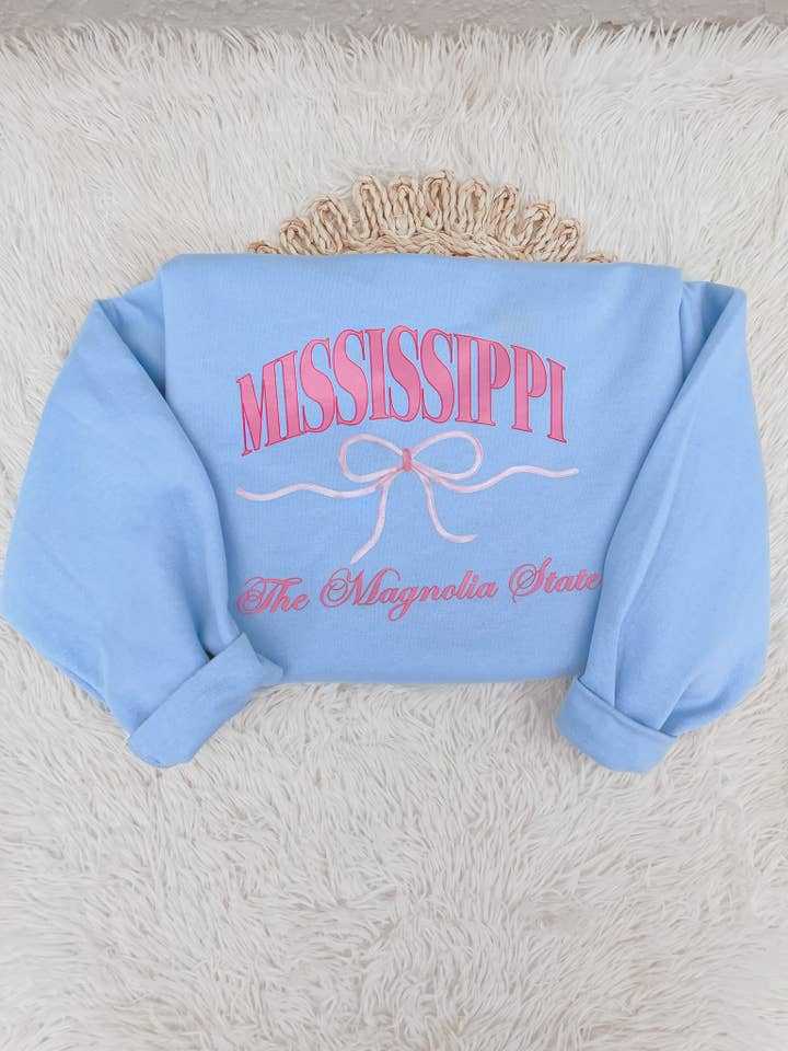 Sweatshirt Mississippi the Magnolia State pour la vente par Signs By Aprils LLC