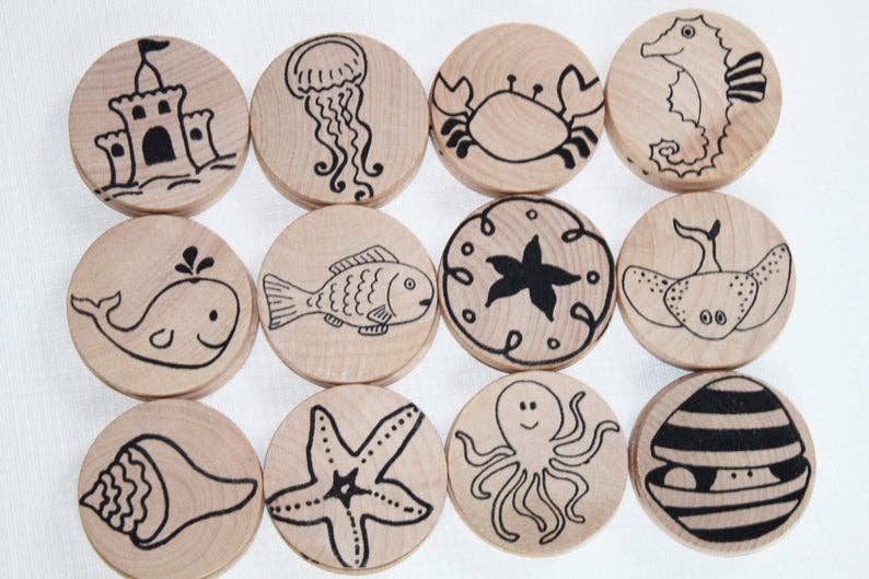 Mama May I - Wholesale Wood Toy - Kids - Make a Match Big Kid - Beach3