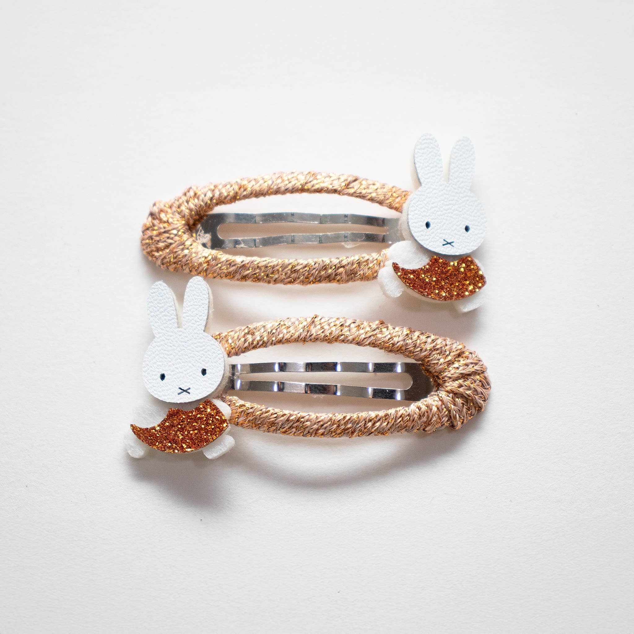 Yuko B - Wholesale Hair Clip - Kids - Miffy Bronze Barrettes Duo - Miffy x Yuko B Collection.0
