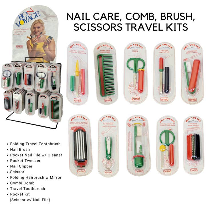 Rucci Professional - Wholesale Retailer Display - Beauty & Wellness - HC200 Bon Voyage Travel Kit Display1