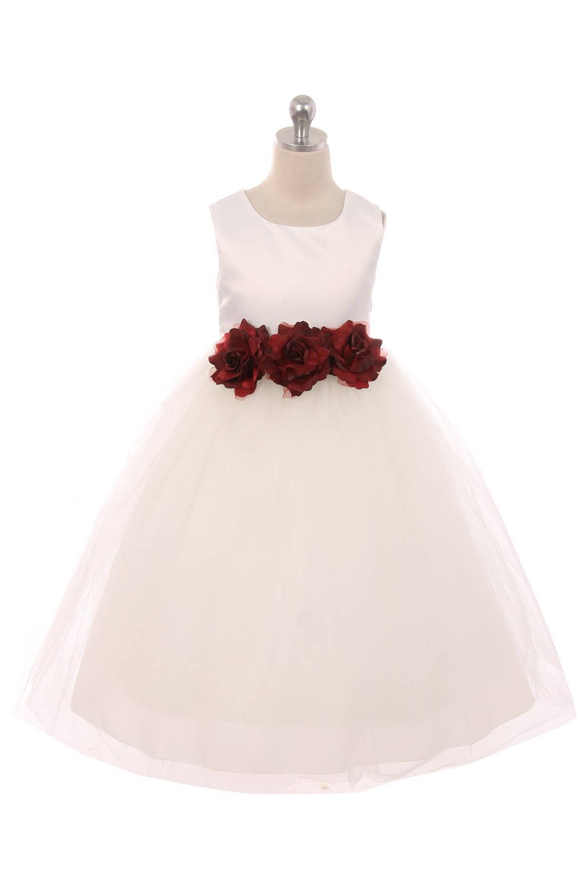 Kid's Dream - Wholesale Dress - Kids - Satin & Tulle 3 Flower Girls Dress9