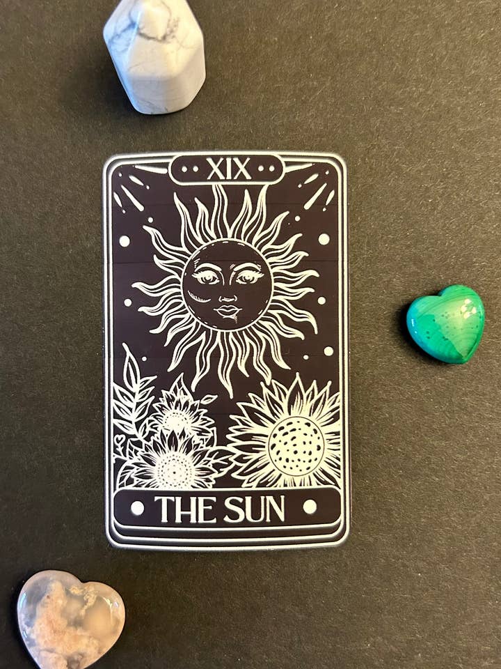 “The Sun” Tarot Card Stickers for wholesale by Uniquely Made Design