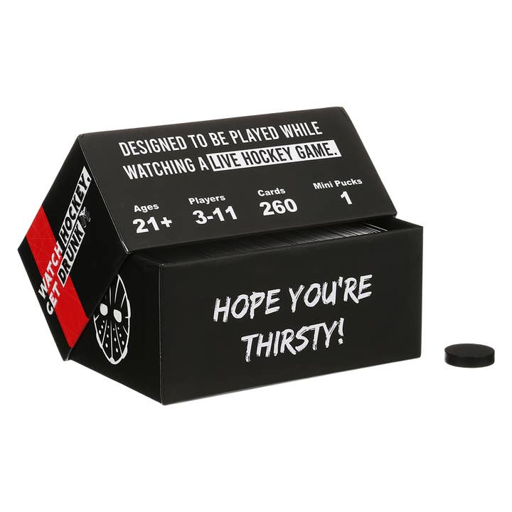 Falling Whale Games - Wholesale Card Game - Watch Hockey, Get Drunk - The Live Hockey Drinking Game