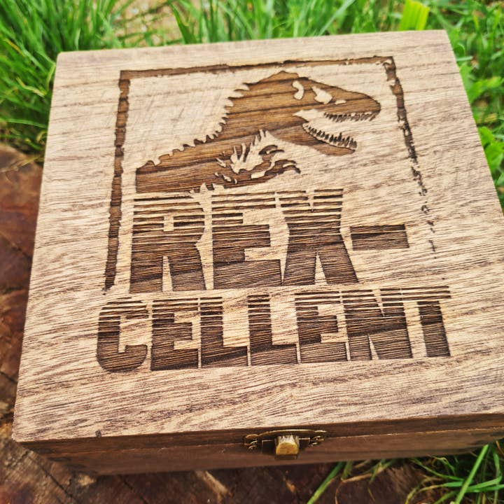 Rex-ellent T-Rex Trinket or Dice Box - Felted for wholesale by Critit