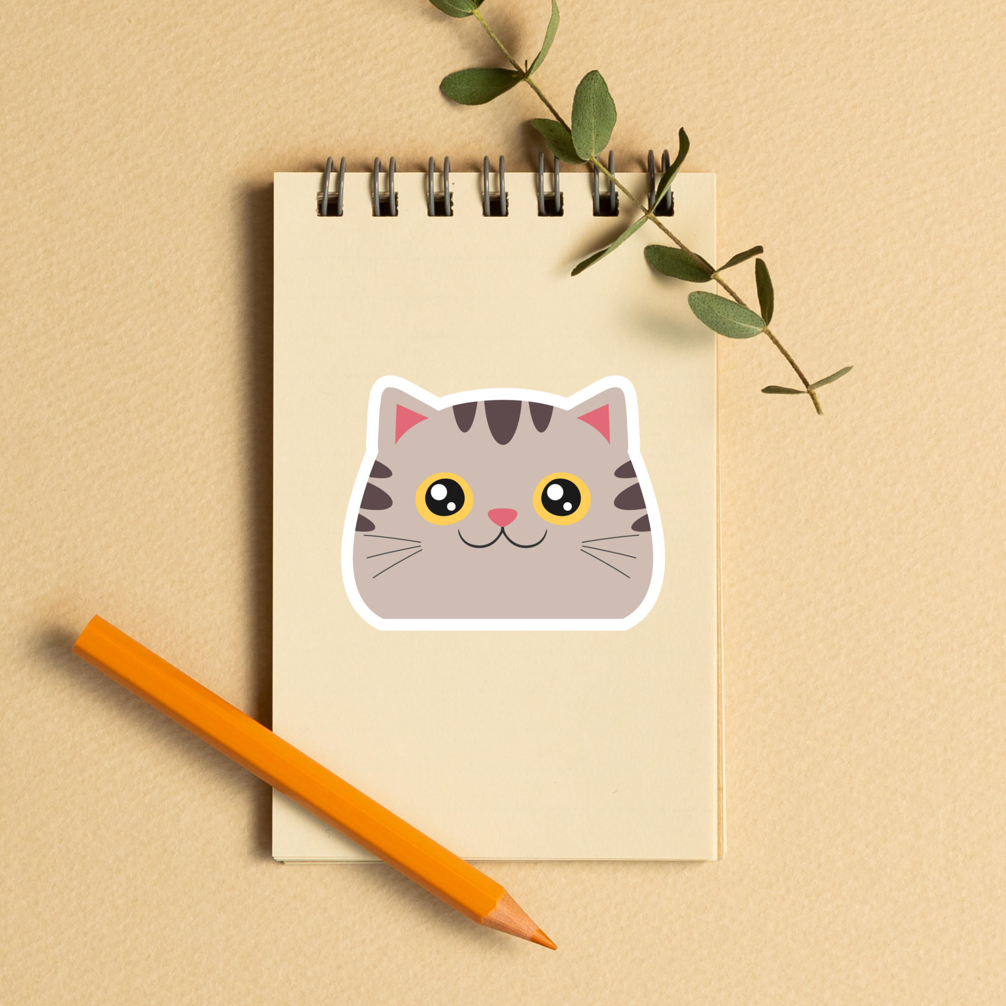 Aloha Ellie & Co. - Wholesale Sticker - Kitty Face Stickers6