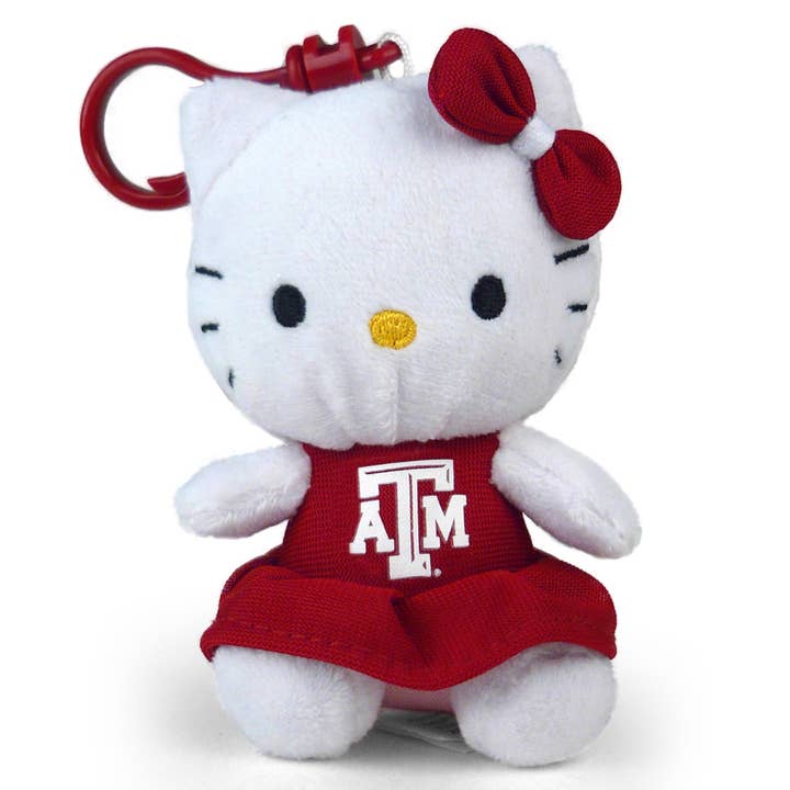 Texas A&M Aggies Hello Kitty Keychain for wholesale by Turnovers Inc