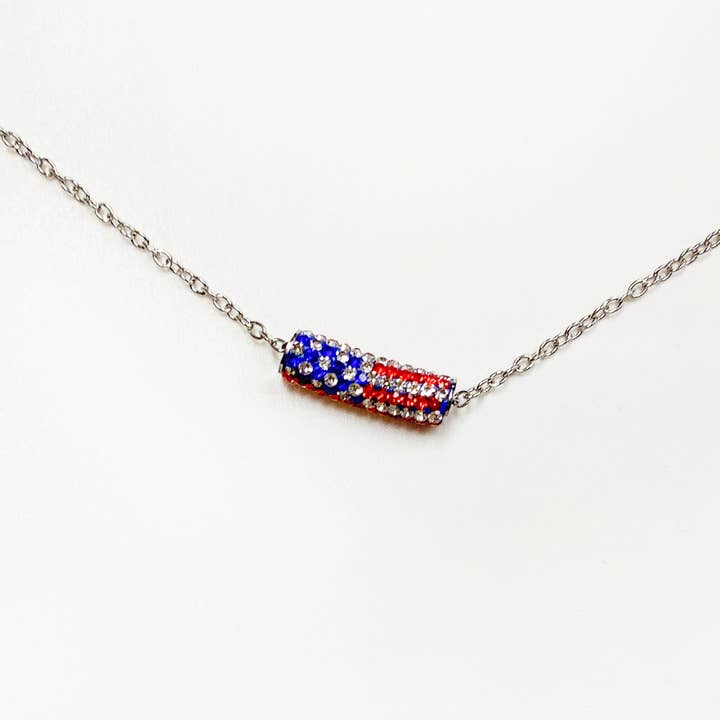 LIQUIDATION - USA! - Collier Quotidien (Rose ou Blanc) pour la vente par Liventi Jewelry