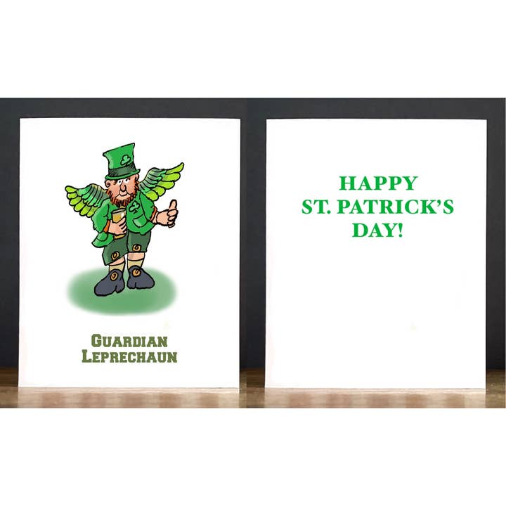 St. Patrick's Day: Guardian Leprechaun for wholesale by Cards by Charlot