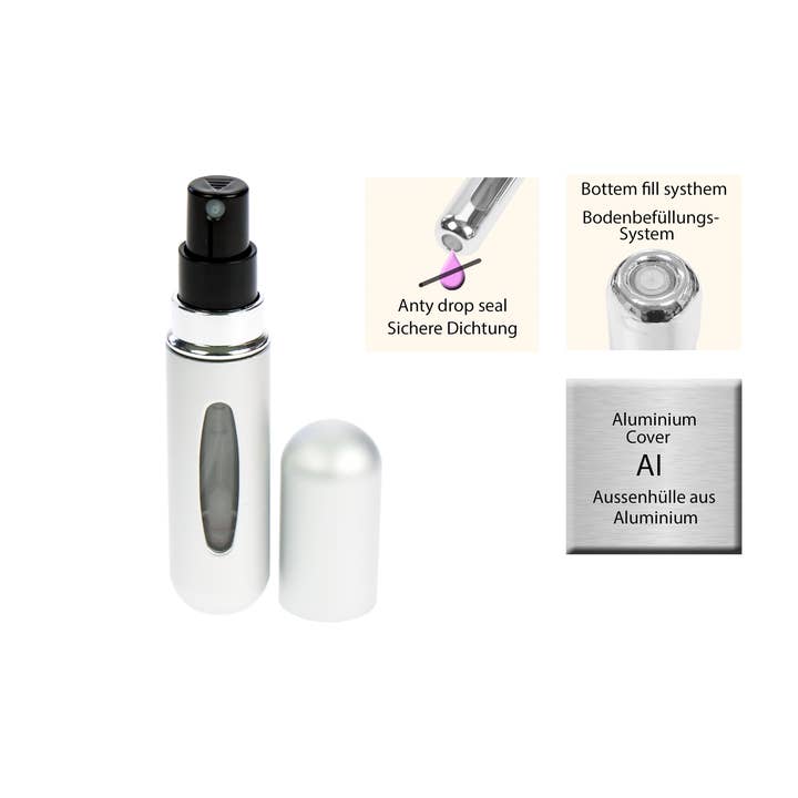 Fantasia R. Espig KG - Wholesale Perfume/Eau de Toilette - 36 x pocket atomizers, assorted colors with automatic filling 5 ml1