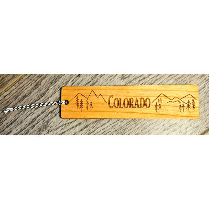 Bookmark Colorado Trees Mountains Both
Ends for wholesale by Wordsmith Laser