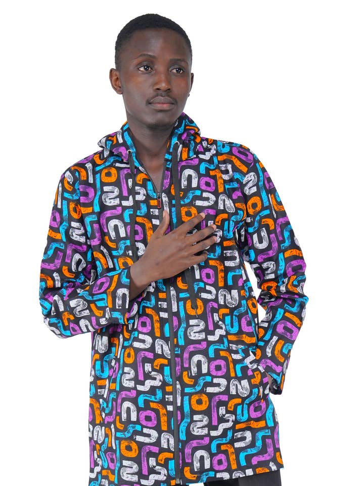 Unisex African Zipper Hoodie | M to 3XL for wholesale by Satsuma Wholesale
